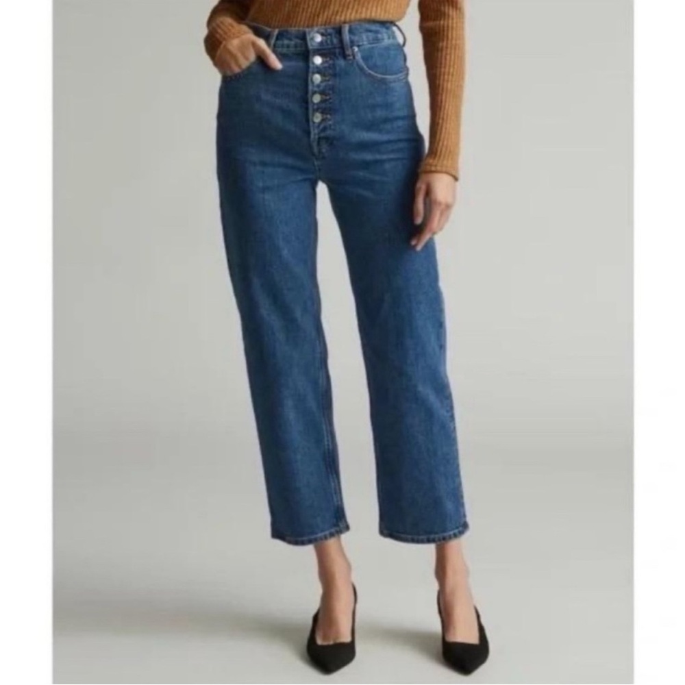EVERLANE Way High Button Fly Jeans